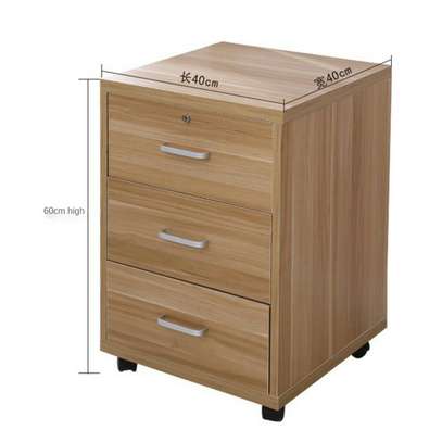 Office Cabinet: 3 Drawer Brown Office Cabinet In Tabaka image 13