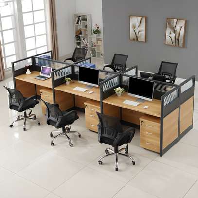 6 Tier Office Workstation image 2