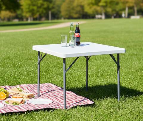 Foldable Table; Portable Plastic Foldable Table image 12