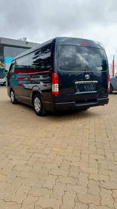 Toyota Hiace short wide super GL 2019 model black color image 3