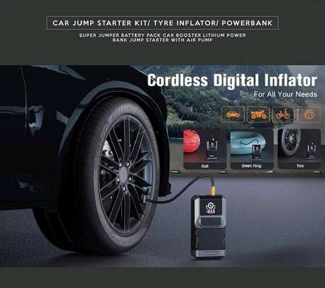 Car Jump Starter With Tyre Inflator And Powerbank In Kenya image 3