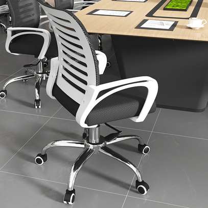 Office Chairs: Swivel Mesh Chair Mid-Back image 9
