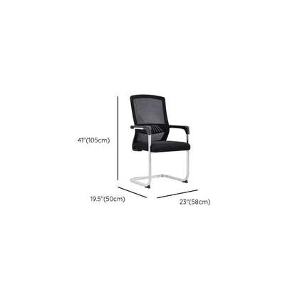 Office Chair : Metallic Legged Boardroom Office Chair image 2