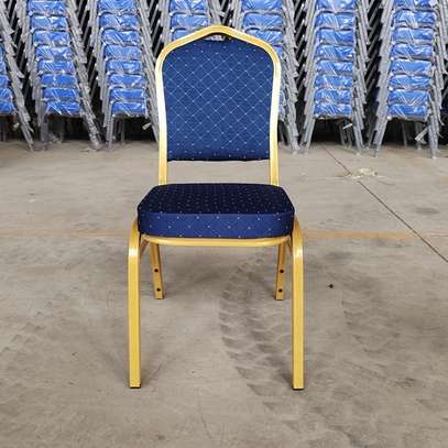 Conference Chairs;Blue Stackable Conference Chair In Kaplong image 3