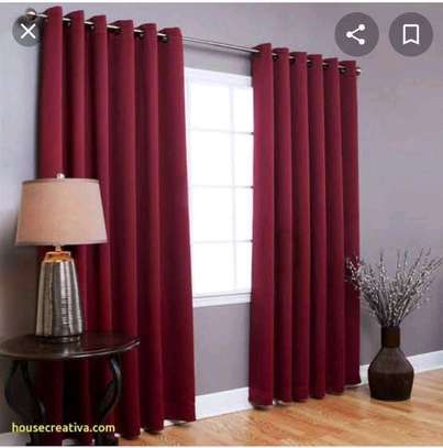 READY MADE PLAIN HEAVY CURTAINS image 2