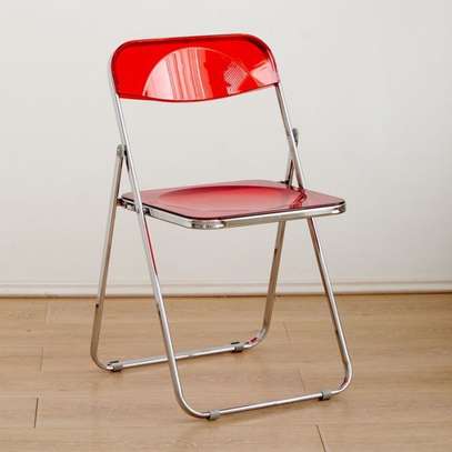 Dining Chair; Glass Foldable Dining Chair in Keroka image 4