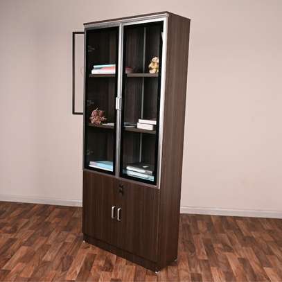 2-Door Mahogany Wooden Cabinet image 2