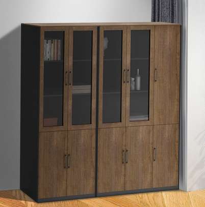 Office Cabinet: 2-door Wooden Office Filing Cabinet image 3