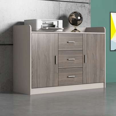 Modern Wooden Credenza Cabinet image 6