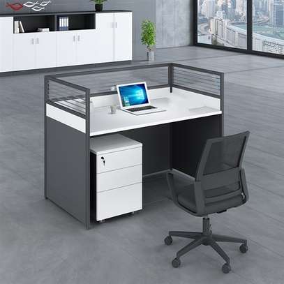 Office Desk; Open-Plan 1-Seat Office Workstation image 3