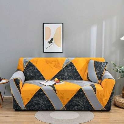 Stretchable Sofa Seat Covers | Printed Polycotton image 4