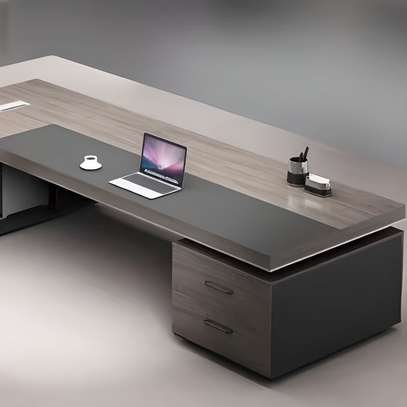 1.8M Mahogany Executive Office Desk image 6