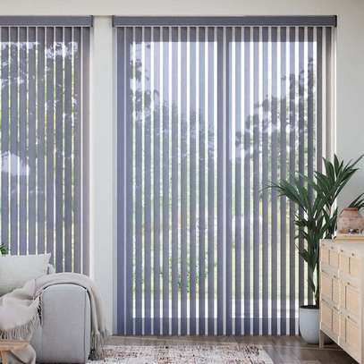 Vertical Blinds White PVC Durable Light Control image 4
