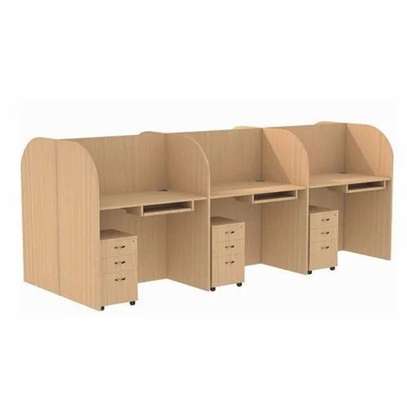 4-Way Office Working Station Desk image 5