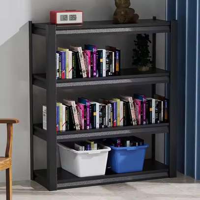 Bookshelf; 5 Tier Black  Modern Office Bookshelf image 5