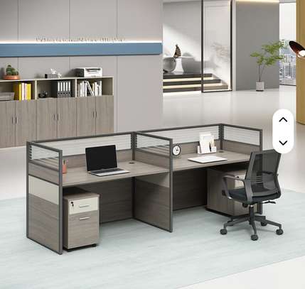 2 Way MDF Cubic Office Workstation image 4