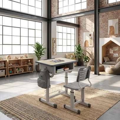 Kids Desks:Adjustable Kids Desk & Chair In Kisii CBD image 3