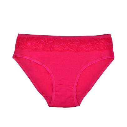 Women Comfortable Lace-Trimmed seemless panties. image 2