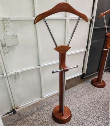 Coat Hanger; Durable Mahogany Coat Hanger image 7