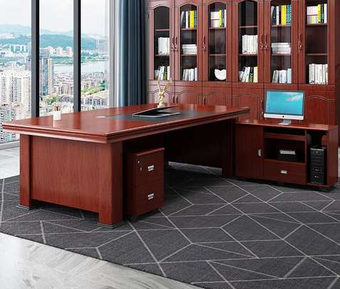Office desk: 220cm Executive Office Desk image 4