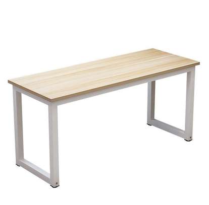 Durable Wood Metal Frame Office Computer Working Desk image 5