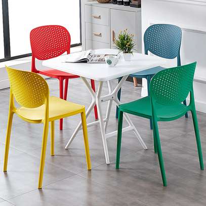 Plastic Chair: Stackable Dining Outdoor Chair For Restaurant image 5