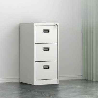 Office Cabinet:  Locking 3-Tier Books Office Cabinet image 8