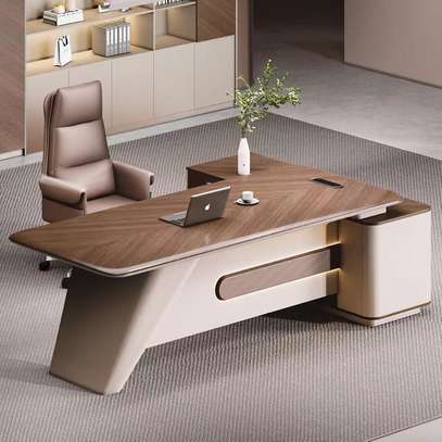 Executive Desks : 180cm CEO L-shaped Executive Office Desk image 2