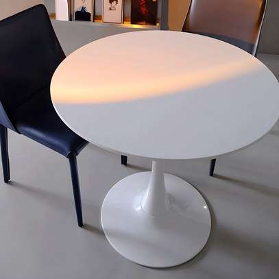 Modern Manufactured Round Wooden Dining Table image 4