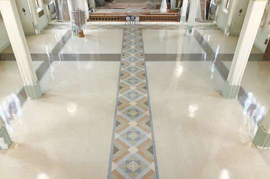 Terrazzo Flooring For Churches Nairobi Kenya image 3