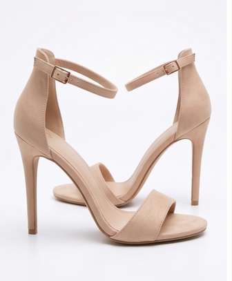 Nude High Heel Stilettos Size 7/40 image 2
