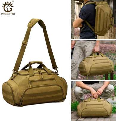 *Tactical Millitary Combat Men's Vintage Travel Bags Large Capacity Canvas Backpack Luggage Daily Handbag Bolsa Multifunction luggage duffle bag*

. image 1