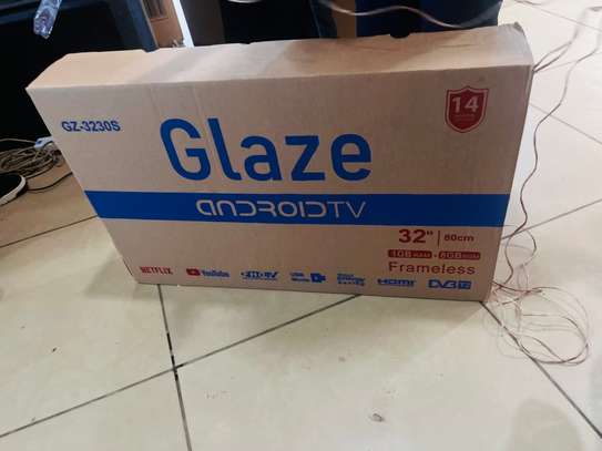 GLAZE 32 INCHES SMART ANDROID FRAMELESS TV image 1