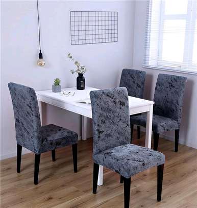 Large Size Stretchable Dining Seat Covers. image 1