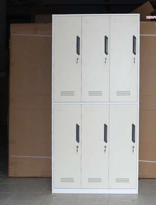 Office Cabinet : 6-Door Office Steel Polished Cabinet image 5