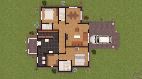 A beautiful two bedroom bungalow image 3