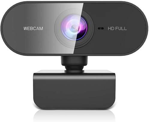 Webcam with Microphone for Desktop Full HD 1080P Live Streaming image 1