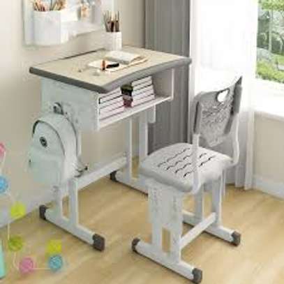 Kids Adjustable Height Homework Desk and Chair image 9
