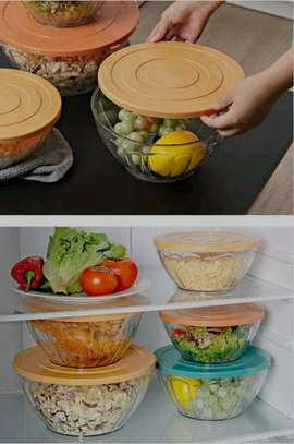 Stackable 4 in1 storage bowls image 2