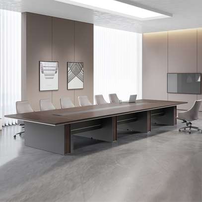 3M Modern Design Wooden Boardroom Table image 1