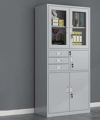 Office Cabinet: Half Glass Doors Safe Cabinet image 4