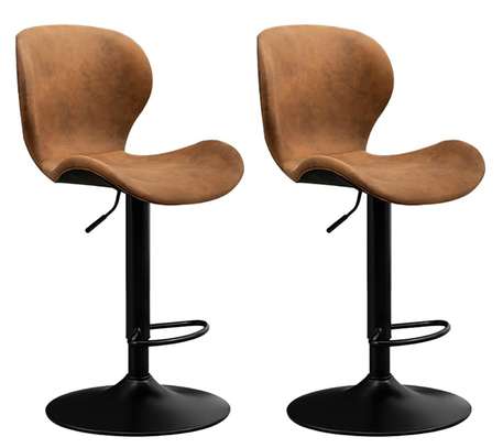 Office Stool: Upholstered Adjustable Swivel Barstool image 4