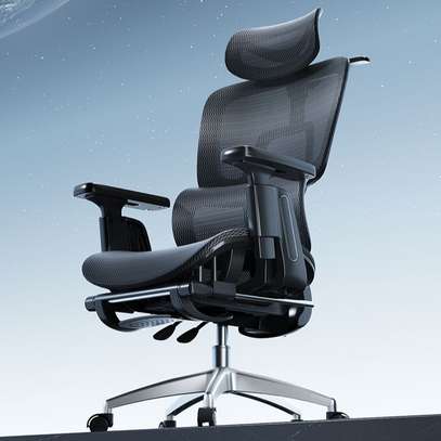 Office Chair : Orthopedic Black Office Adjustable Chair image 7