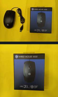 HP wired mouse X500 image 1