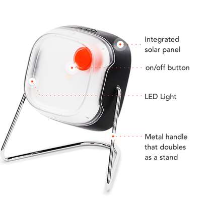Mini portable LED solar emergency lantern image 4