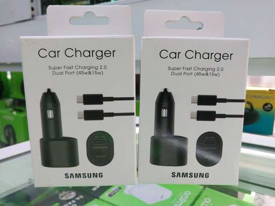 Samsung Super Fast Dual Car Charger (45W+15W) image 1