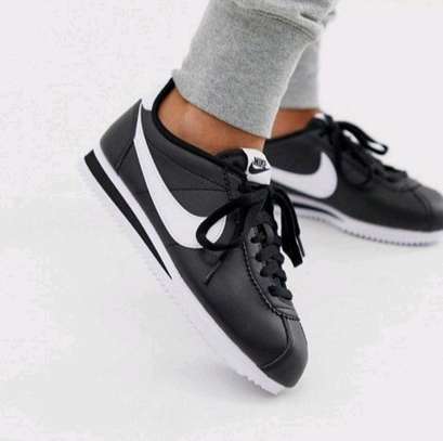 Black Nike Cortez sneakers image 1
