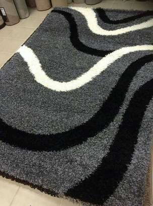 Stripped Turkish Shaggy Carpets image 1