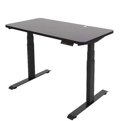 Office Desk: Black Modern Standing Office Desk image 2