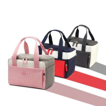 Portable multiple pockets women lunch bag(J) image 1